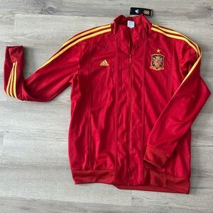 NWT Spain 2012-2013 Adidas Euro Football Soccer Football Soccer Track Jacket